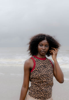 Summer Tank - Cheetah print